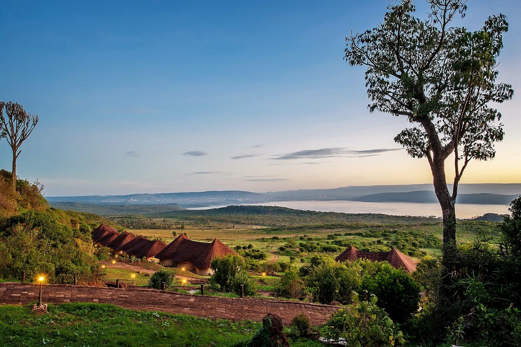 Scenérie národní park Lake Nakuru