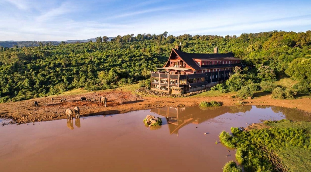 "Stromový hotel" u napajedla v parku Aberdare